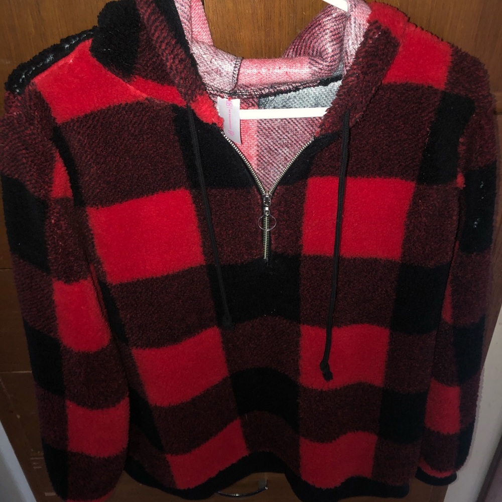 Plaid sweater